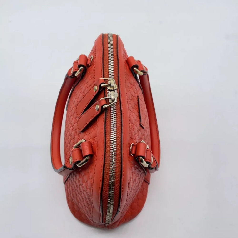 Authentic Gucci GG Micro Shimmer Orange  Mini Handbag 2way CrossbodyBag - Picture 8 of 17